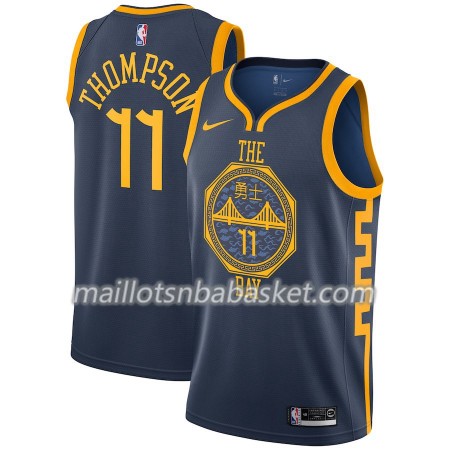 Maillot Homme Golden State Warriors Klay Thompson 11 2018-19 Nike City Edition Navy Swingman Maillot Homme Golden State Warriors Klay Thompson 11 2018-19 Nike City Edition Navy Swingman